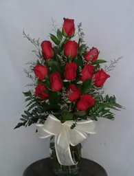 Florero De Rosas