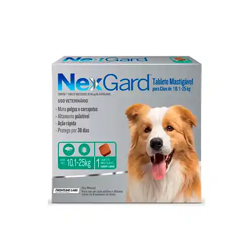 Nexgard Antipulgas Para Perros De 10.1 A 25 Kg