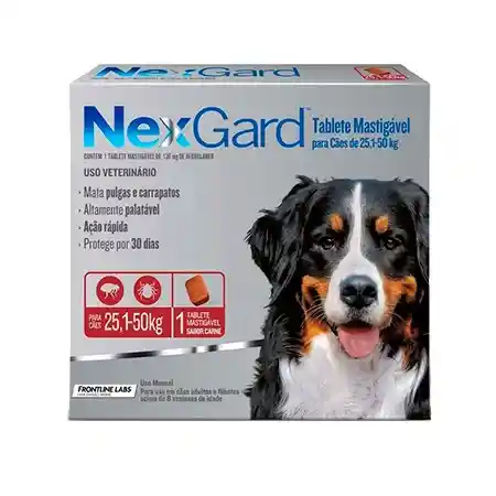 Nexgard Antipulgas Para Perros De 25.1 A 50 Kg