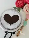 Torta Brownie Melcochuda Corazón