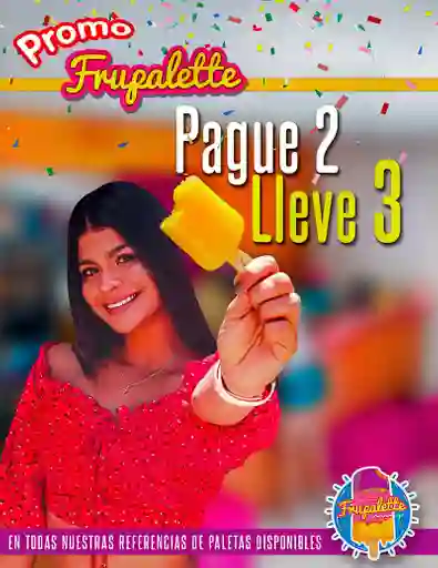 Paleta Paga 2 lleva 3