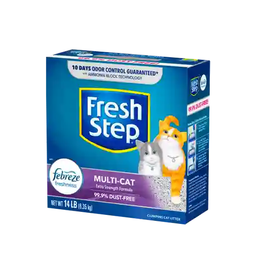 Arena para Gatos Fresh Step Aglomerante 14 Lb.