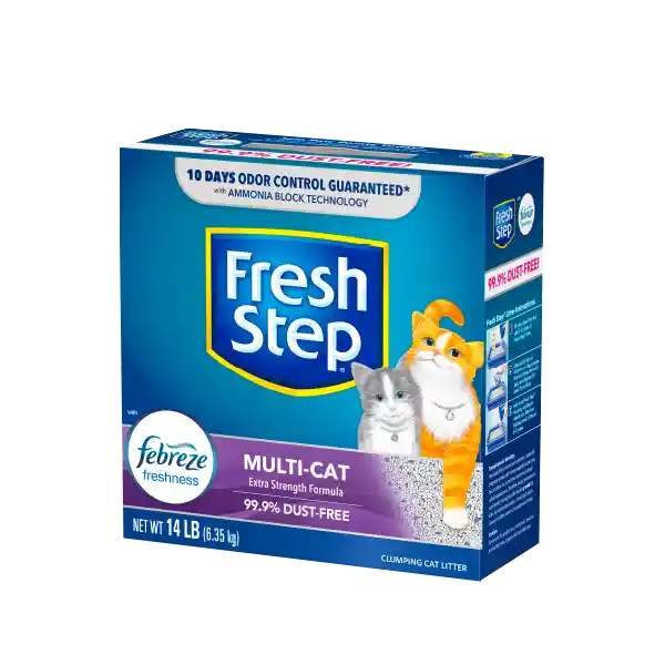 Arena para Gatos Fresh Step Aglomerante 14 Lb.