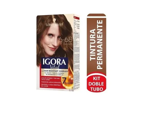 Igora Tinte Vital Doble Tubo Chocolate 6.68