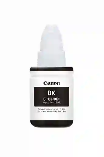 Botella De Tinta Canon 190 Negra Original Gi190bk