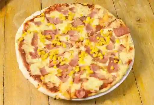 Pizza Super Pequeña de Maíz y Tocineta