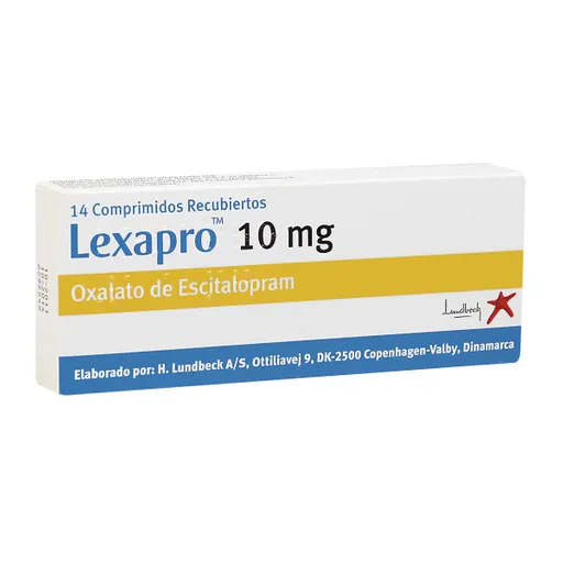 Lexapro Antidepresivo en Comprimidos Recubiertos