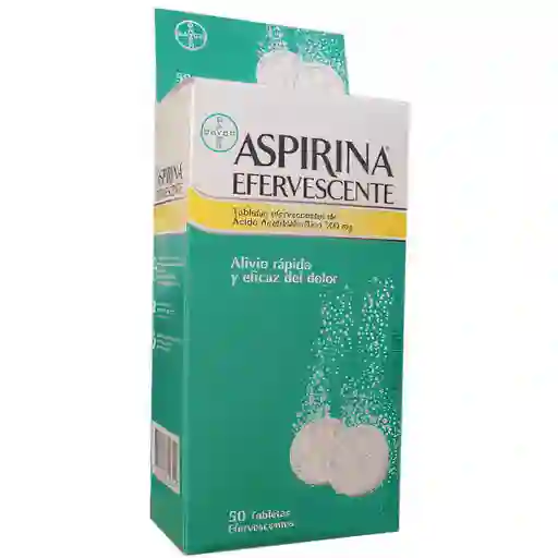 Aspirina Efervecente Efervescente Caja 50 Tabletas