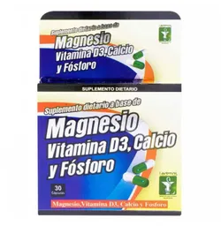 Ledmar Magnesio, Vitamina D3, Calcio y Fósforo