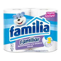 Familia Papel Higiénico Familiar Doble Hoja