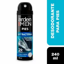 Arden For Men Talco Antibacterial para Pies en Spray 