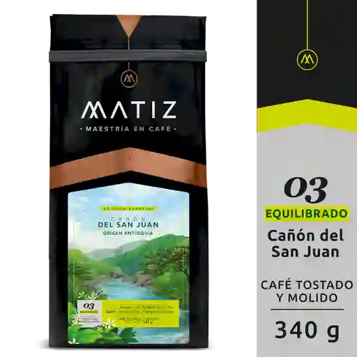 Matiz Café Tostado y Molido Cañón del San Juan