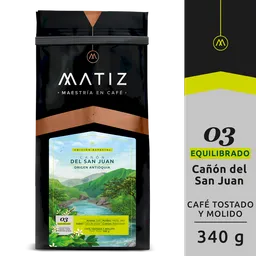Matiz Café Tostado y Molido Cañón del San Juan 03
