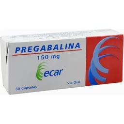 PREGABALINA 150 MG CJ X 30 TAB