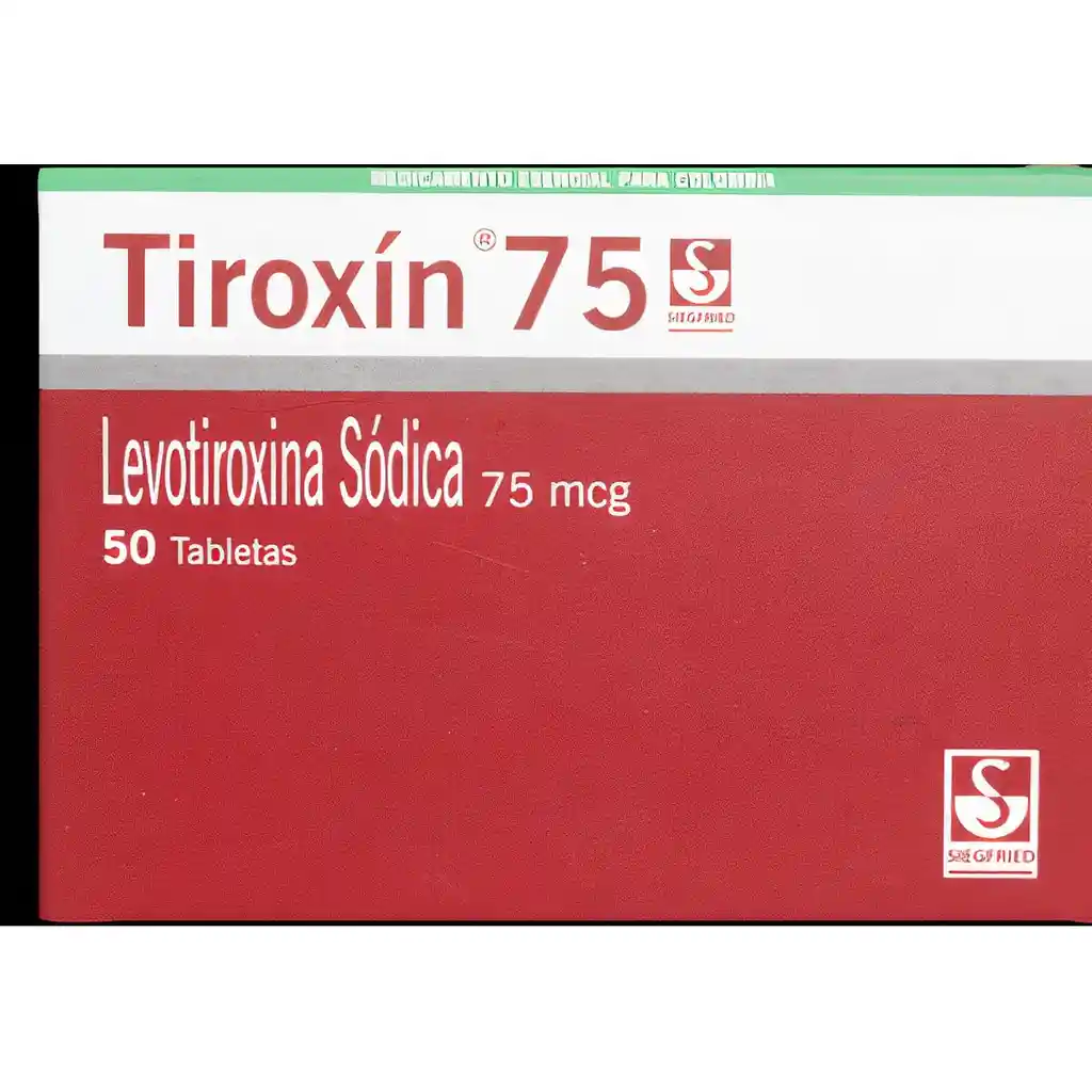 Tiroxin (75 Mcg) Tabletas