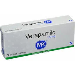 Verapamilo Mk (120 Mg)