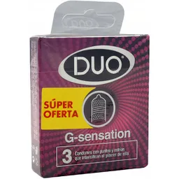Duo Preservativo G Sensation