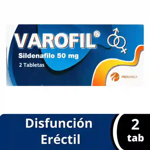 Varofil (50 mg) 2 Tabletas