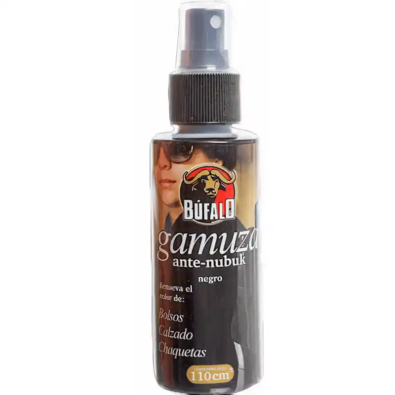 Bufalo Betún para Gamuza Negro Ante Nubuk Spray