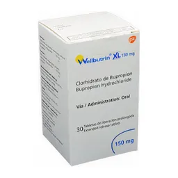 Wellbutrin XL (150 mg) Tabletas de Liberación Prolongada