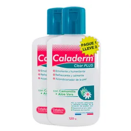 Caladerm Loción Clear Plus con Camomila y Aloe Vera