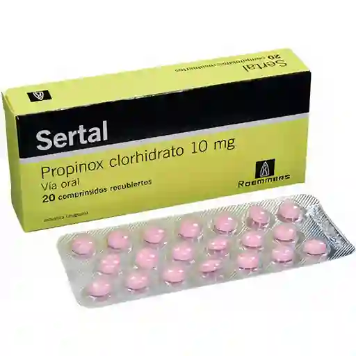 Sertal Scandinavia Pharma Ltda 10 Mg 20 Grageas