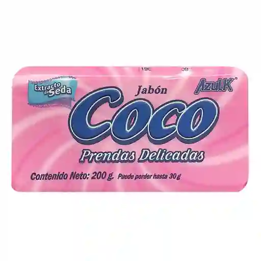 Azulk Jabón en Barra Coco Prendas Delicadas