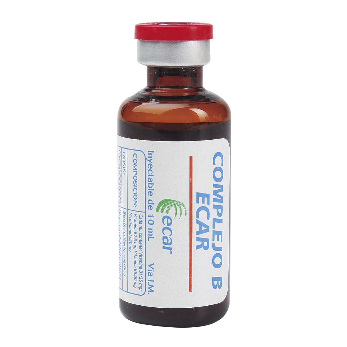 Ecar Complejo B Solución Inyectable (25 Mg/5 Mg/50 Mg/50 Mg) Desde $ 9.450