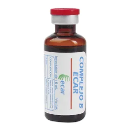 Ecar Complejo B Solución Inyectable (25 mg/5 mg/50 mg/50 mg)