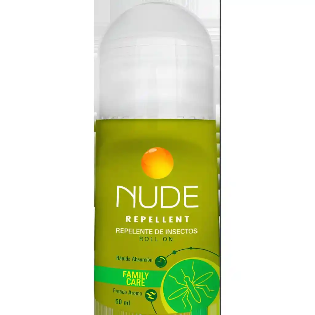 Nude Repelente de Insectos en Roll On