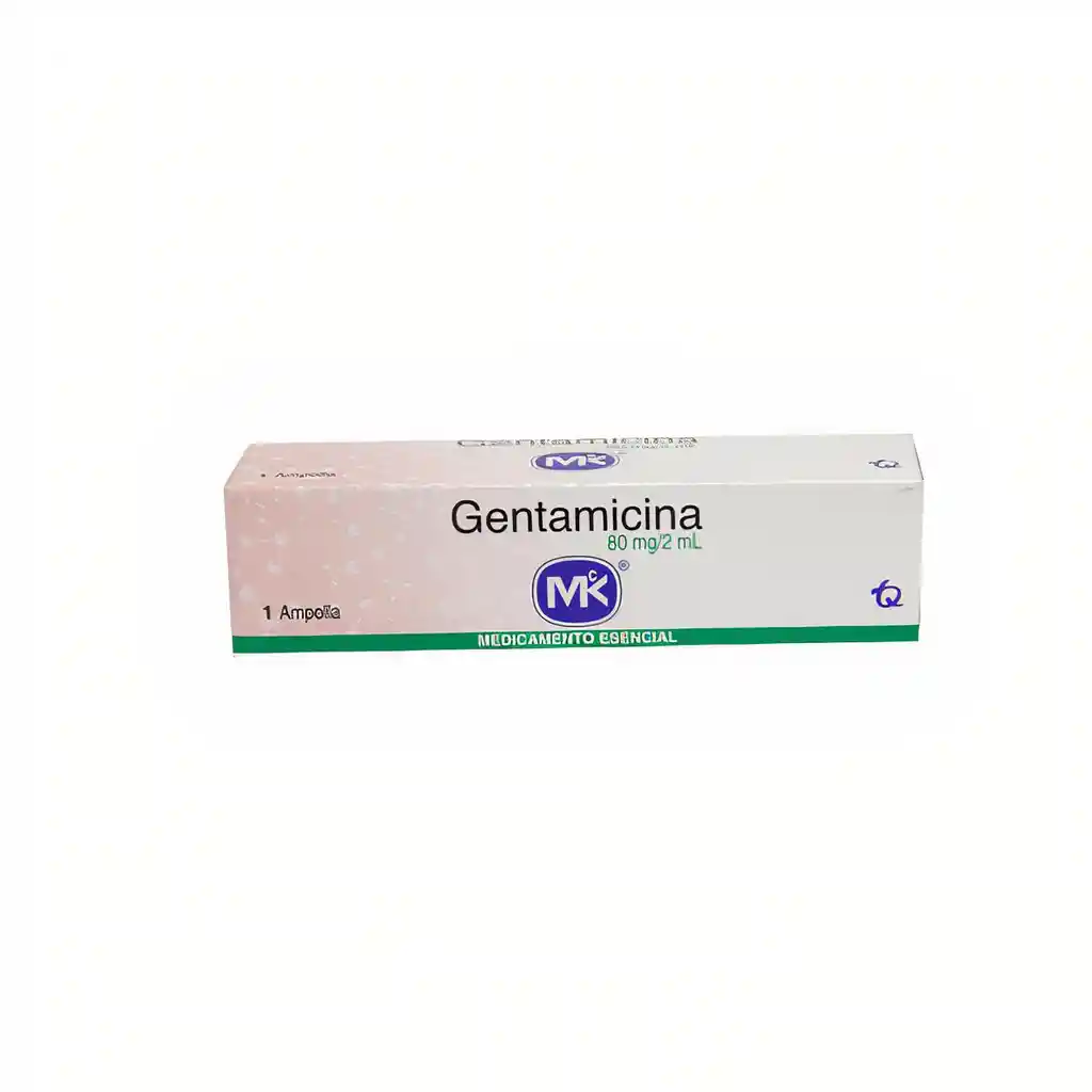 Gentamicina 80 Mg Amp Mk Iny