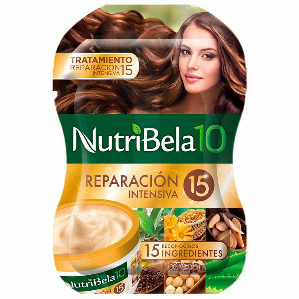 Nutribela 15 Tratamiento Capilar Reparación Intensiva 70 ml