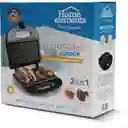 Home Elements Sanduchera Asador Tipo Grill Color Negro