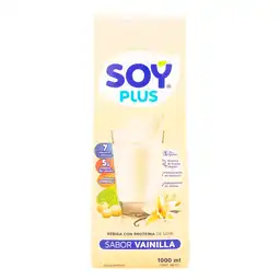 Soy Plus Leche de Soya Sabor a Vainilla
