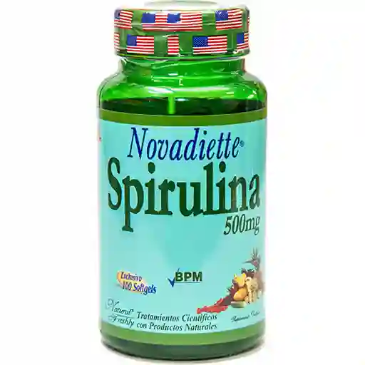 Novadiette Spirulina Suplemento Dietario Oral en Cápsulas