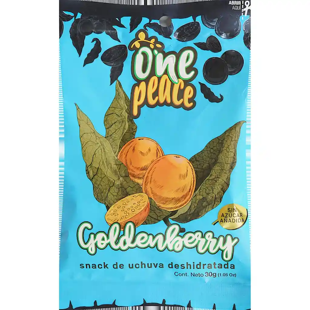 One Peace Snack de Uchuva Deshidratada