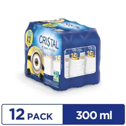 Agua Cristal 12pack Pet x 300 mL