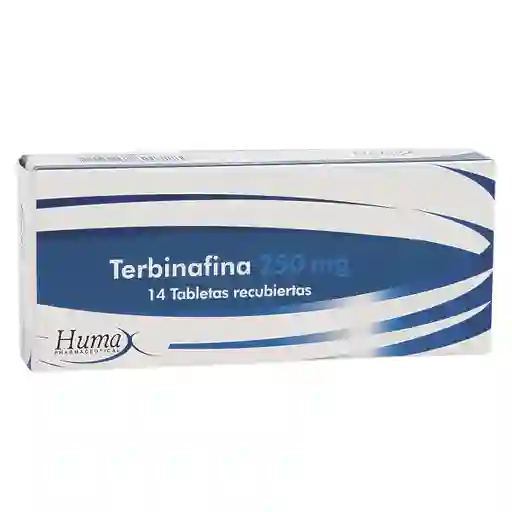 Terbinafina Huma Pharmaceutical (250 Mg) Tabletas Recubiertas