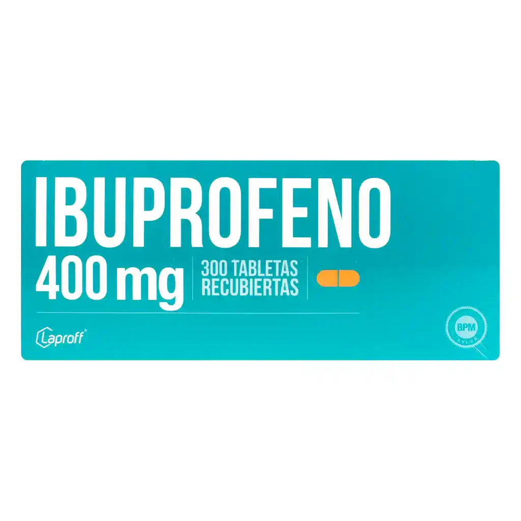 Laproff Ibuprofeno 400 Mg Tabletas Recubiertas