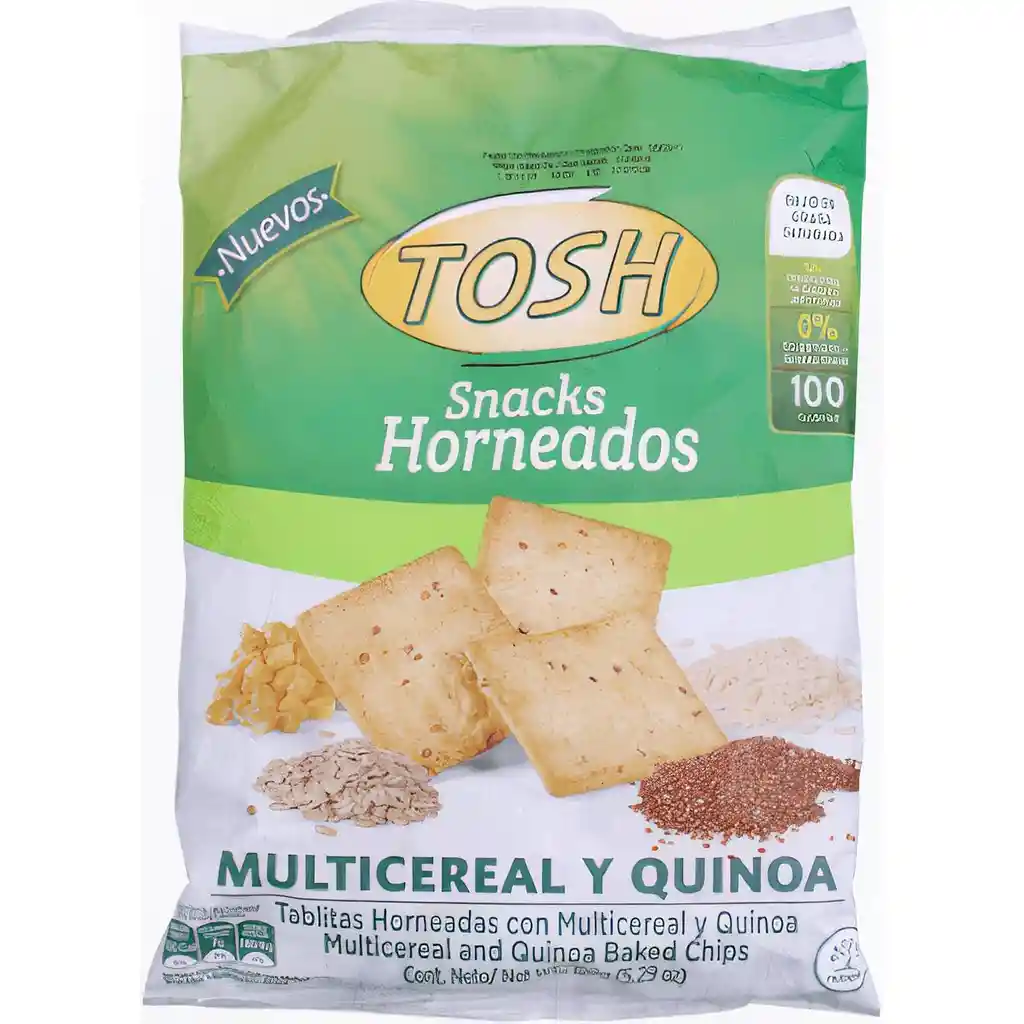 Tosh Snacks Horneados Multicereal Y Quinoa