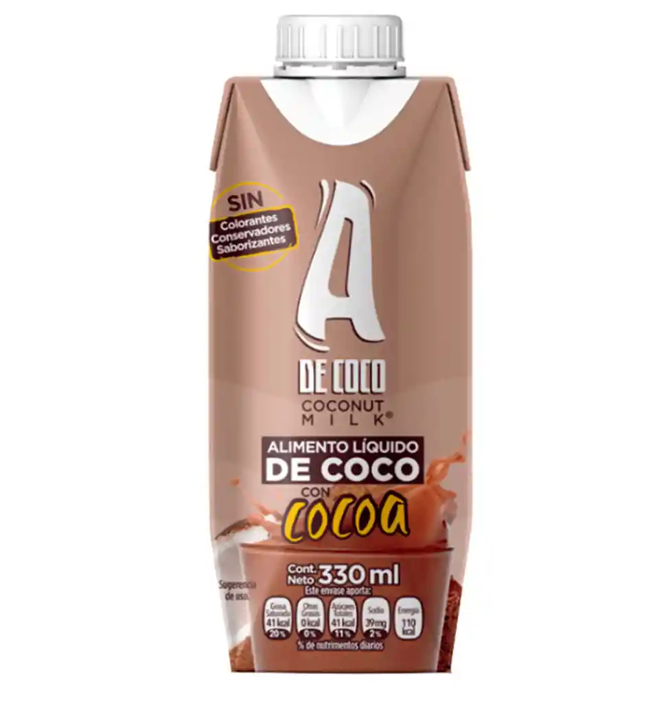 A De Coco Bebid Con Cocoa