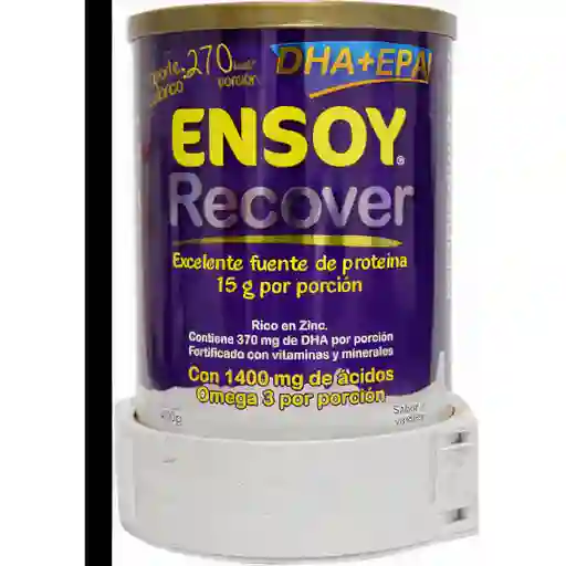 Ensoy Suplemento Alimenticio en Polvo Recover Sabor Vainilla