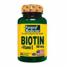 Natural Medicine Biotin y Vitamina E 