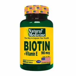 Natural Medicine Biotin y Vitamina E 