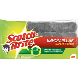 Scotch-Brite Esponjillas Limpieza y Brillo