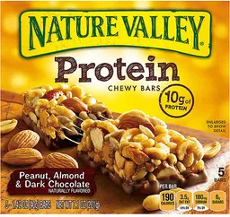 Nature Valley Barra de Proteína Peanut, Almond & Dark Chocolate