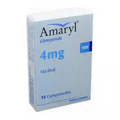 Amaryl Sanofi Aventis 4 Mg 15 Comprimidos 3 + A Pae