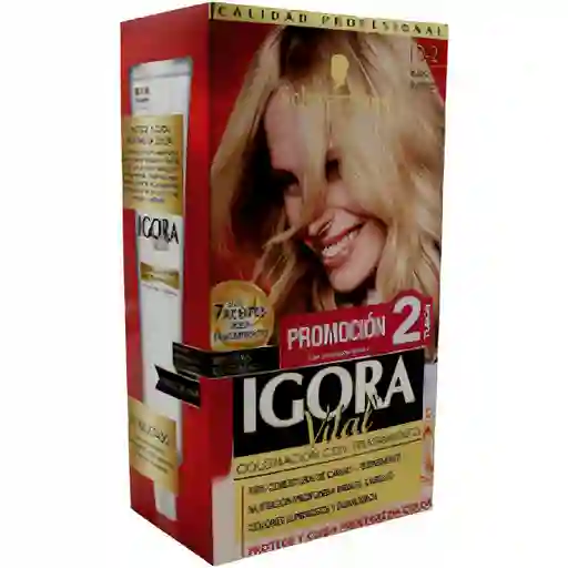 Igora Vital Tinte Permanente Rubio Platino 10 2