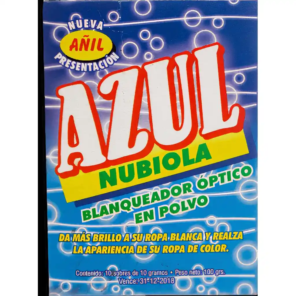 Azul Nubiola Blanqueador