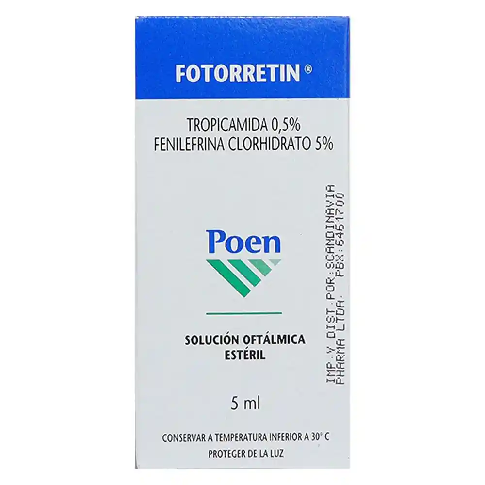 Fotorretin Solución Oftálmica (0.5 %/ 5 %) 